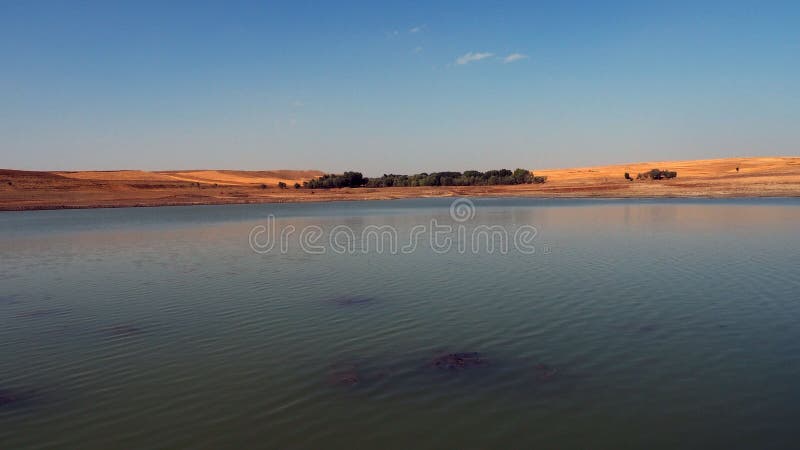 Drought in continental climate, decrease in water levels, consequences of global warming,. Temperature decrease stock images, royalty-free photos and pictures