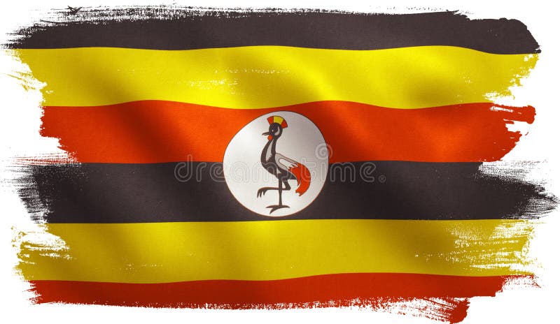 Drpavilion Uganda vector illustration
