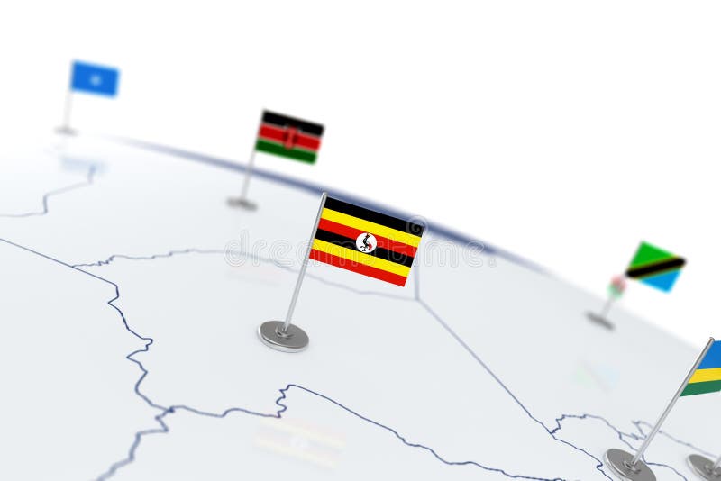 Drpavilion Uganda royalty free illustration