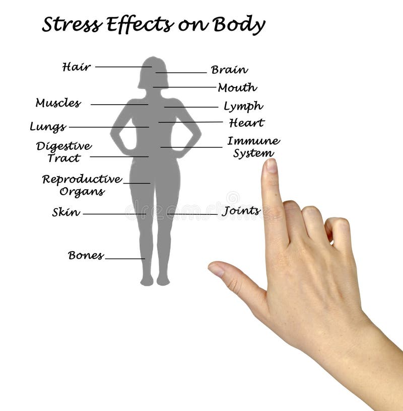 Druck-Effekte auf Körper