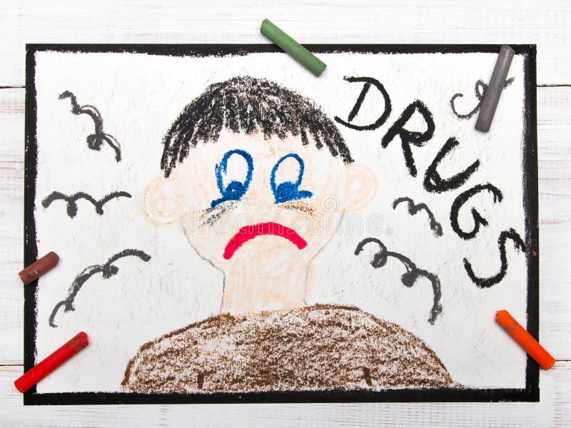 Drug addicted person. Sad and depressed man royalty free stock images Drug addicted person. Sad and depressed man royalty free stock images