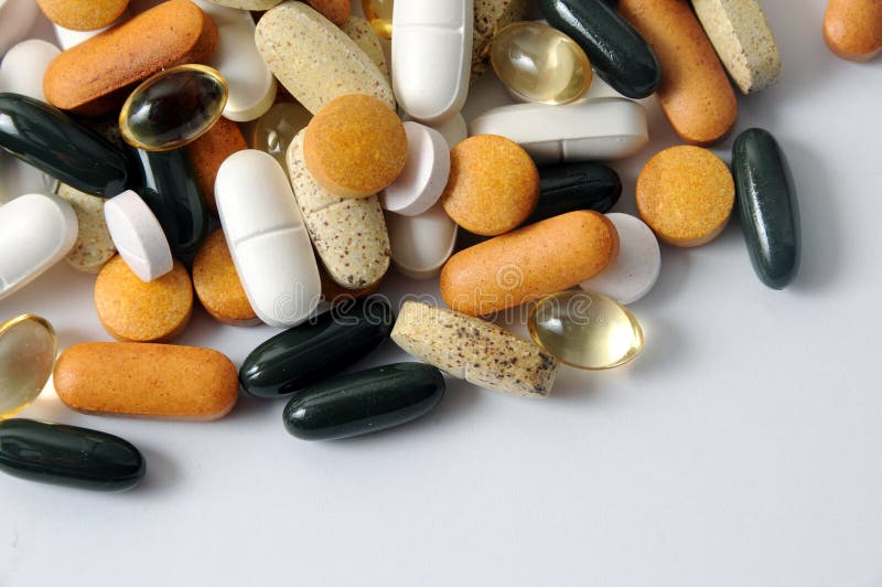 Drugs and vitamins stock photo. Image of health, life 3945894