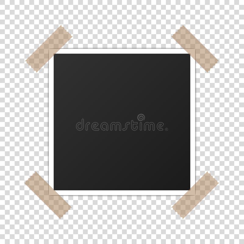 Drukowany fotografii papierowego mockup photoframe realistyczny wektor fotografia royalty free Drukowany fotografii papierowego mockup photoframe realistyczny wektor fotografia royalty free