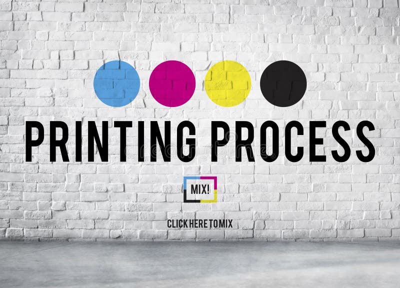 Drukowy procesu CMYK Cyan Magenta Żółty Kluczowy pojęcie zdjęcie stock Drukowy procesu CMYK Cyan Magenta Żółty Kluczowy pojęcie zdjęcie stock