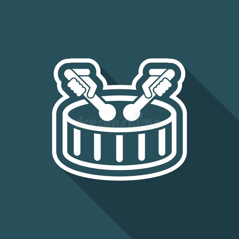 Drum Snaredrum Song Sound Stick Symbol Tone Toy Stock Illustrations 9