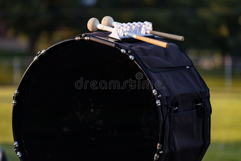 Drum and Mallets All Ready for Rehearsal Stock Image Image of mallets