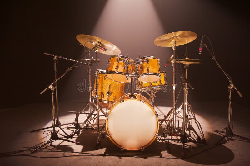 DrumSet On Stage Royalty Free Stock Photography Image 30825637
