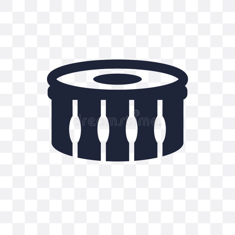 Drum Transparent Icon. Drum Symbol Design From Music Collection. Stock