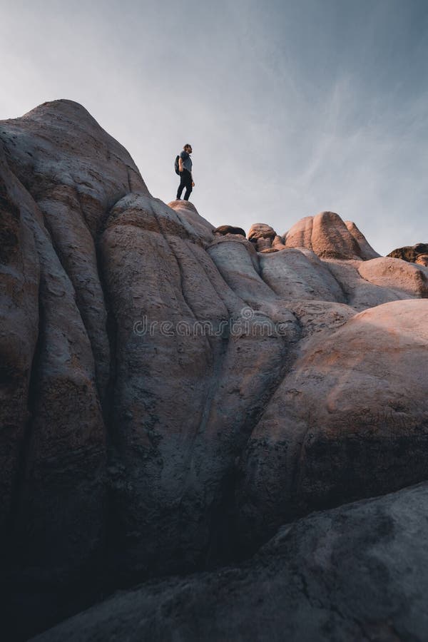 Drumheller, Alberta, Canada 18. April 2019: Drumheller HooDoos is a 0.5 kilometer heavily trafficked loop trail located near Drumheller, Alberta, Canada that features a cave, travel Alberta,Tourism. Drumheller, Alberta, Canada 18. April 2019: Drumheller HooDoos is a 0.5 kilometer heavily trafficked loop trail located near Drumheller, Alberta, Canada that features a cave, travel Alberta,Tourism