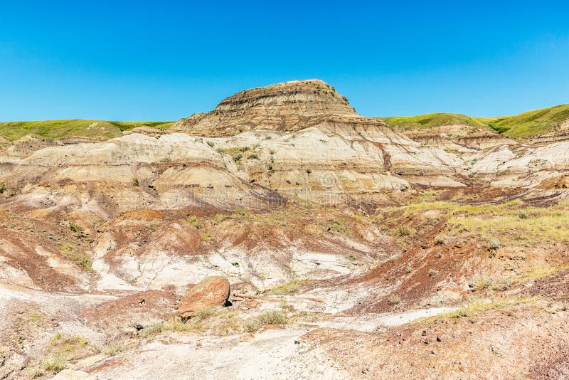 Drumheller Valley Mountains in Alberta Canada Stock Image Image of