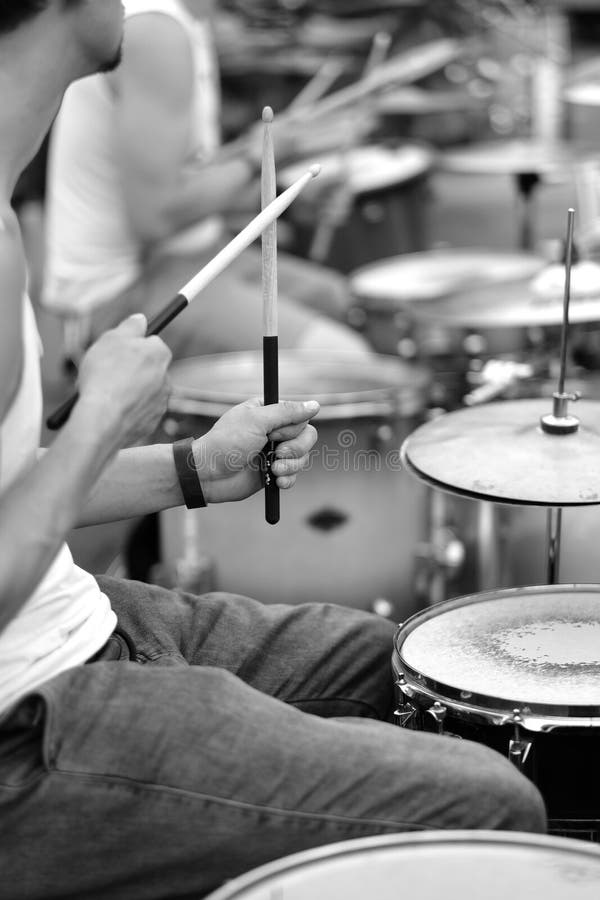 The drummer& x27;s hands royalty free stock images The drummer& x27;s hands royalty free stock images