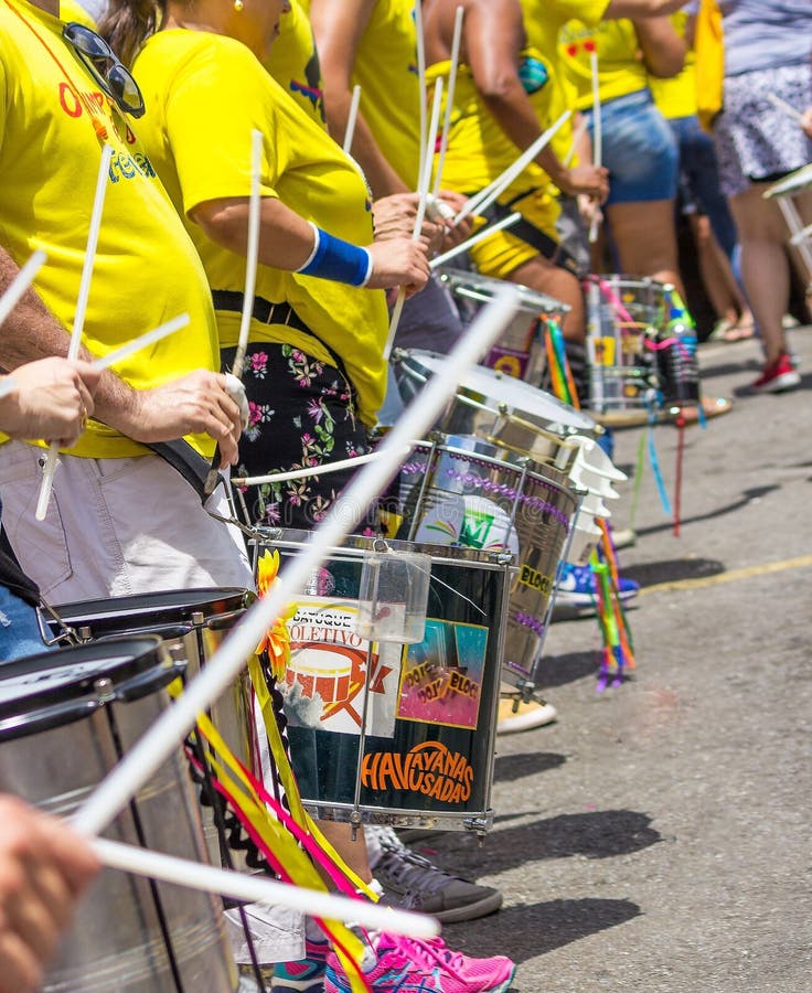 Drums marking the rhythm editorial stock photo. Image of rain 107836148