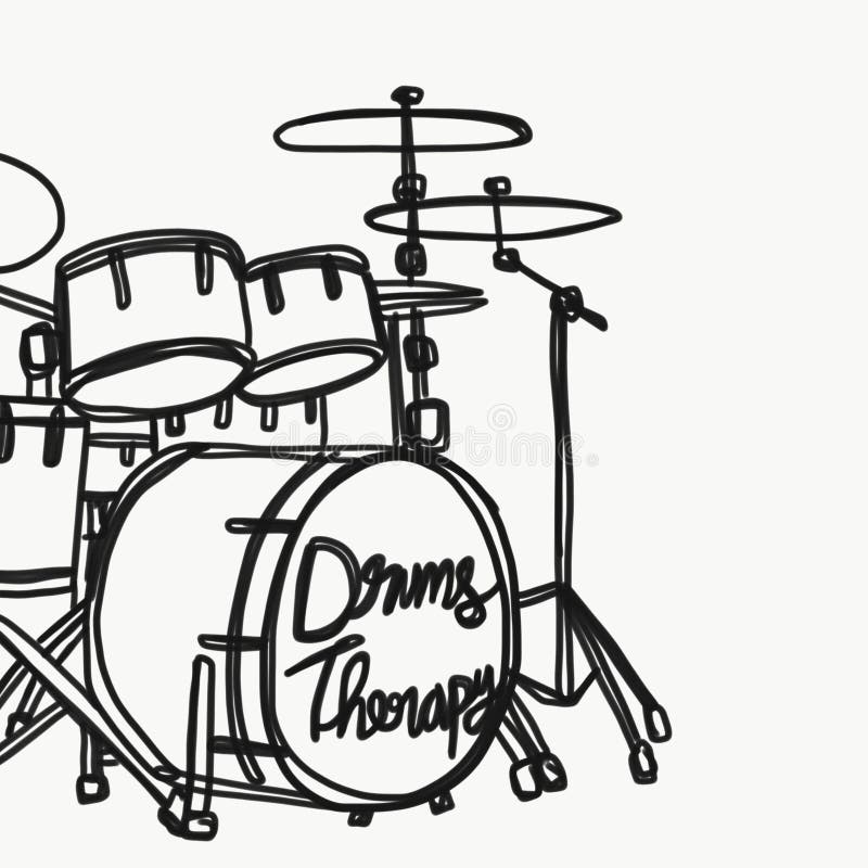 How to Draw a Drum for Kids - How to Draw Easy