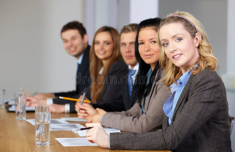 drużyn 5 ludzi biznesów zdjęcia stock drużyn 5 ludzi biznesów zdjęcia stock