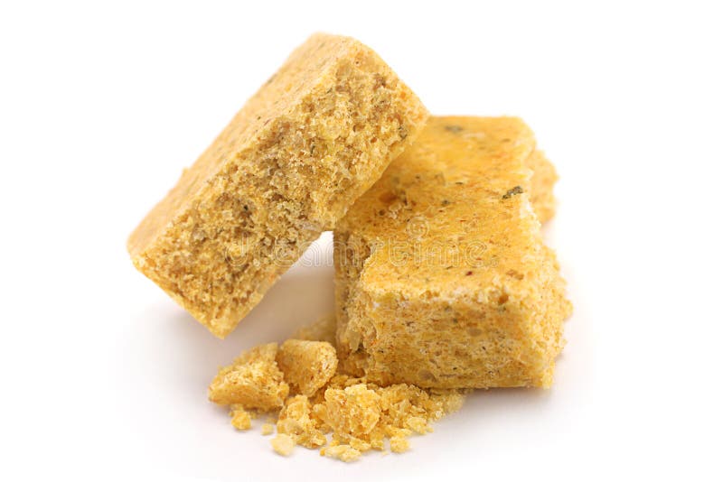 Dry Bouillon Cubes Concentrate Stock Image Image of flavoring