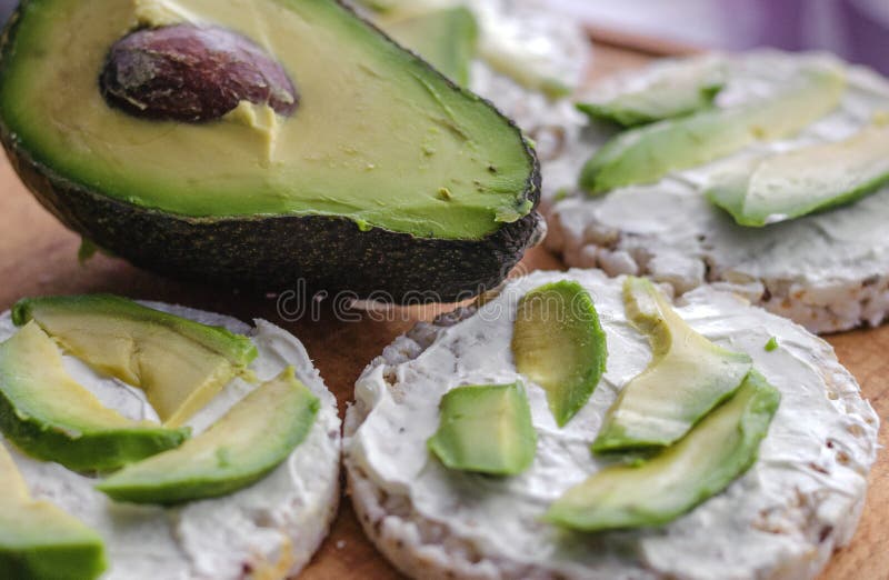 Dry Bread Sandwich with Avocado Stock Photo Image of bread, homemade