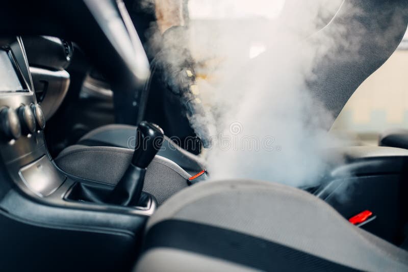 Dry Cleaning of Car Interior with Vacuum Cleaner Stock Photo - Image of  inside, interior: 136608448