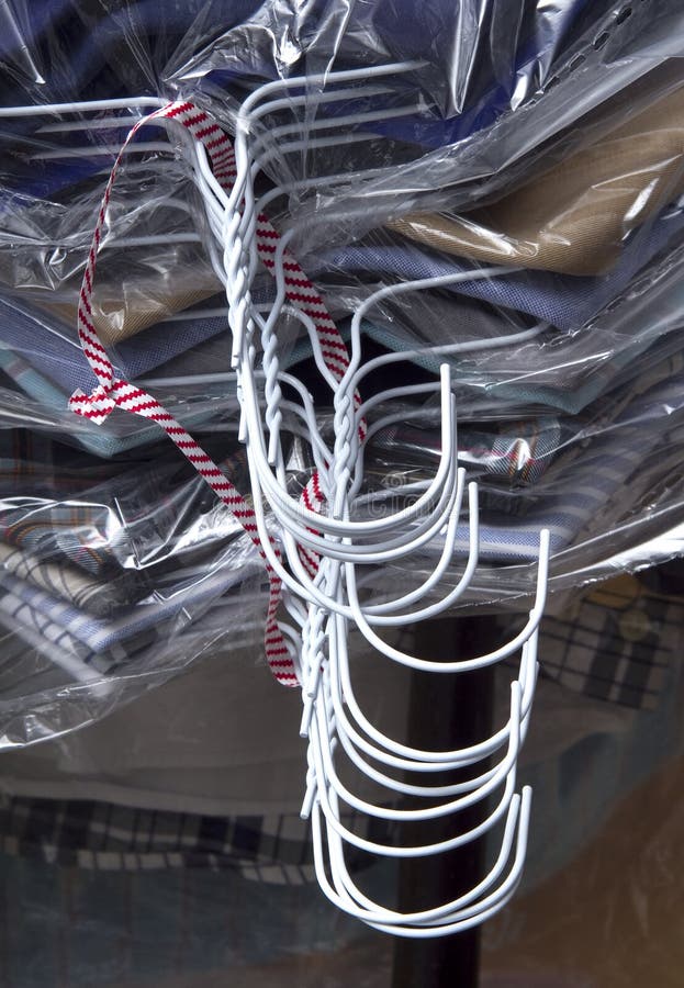 Dry Cleaning on Hangers stock photo. Image of hanger 25534628