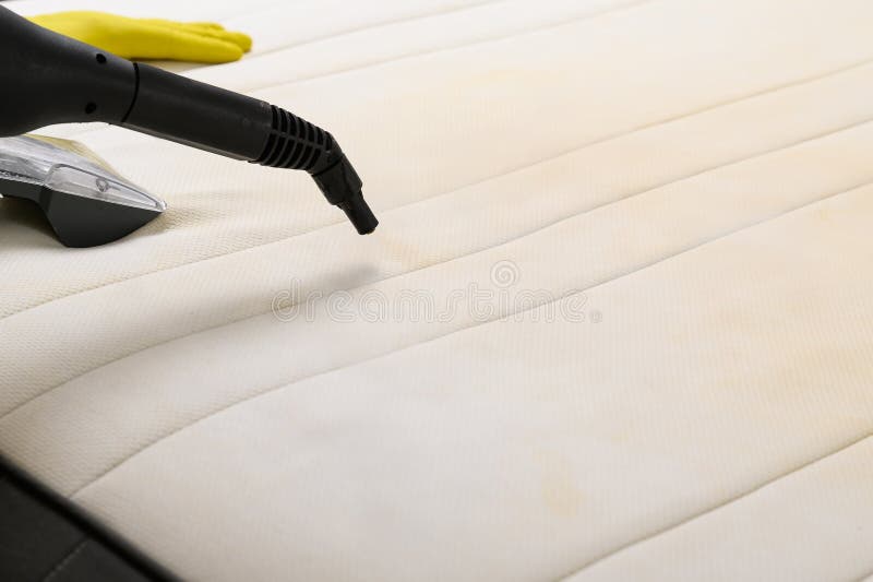 Dry Cleaning of an Old White Mattress Stock Image Image of rinsing, extraction 243327437
