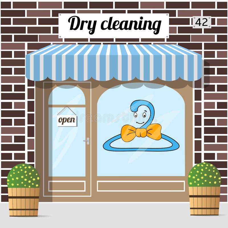 Dry cleaning service stock illustration Dry cleaning service stock illustration