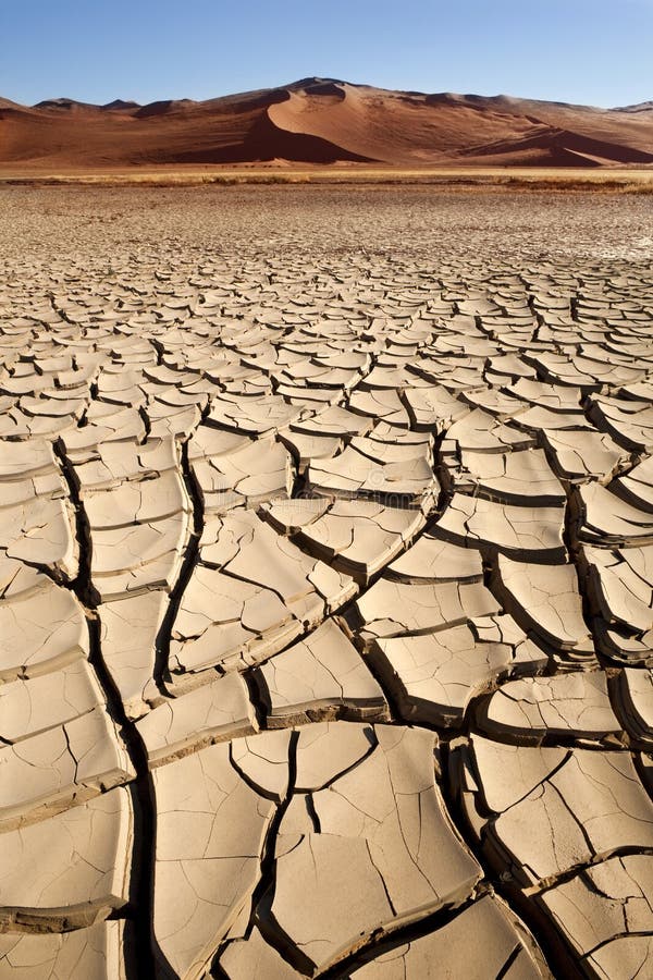 Dry Cracked Earth - Sossusvlei - Namibia stock images Dry Cracked Earth - Sossusvlei - Namibia stock images