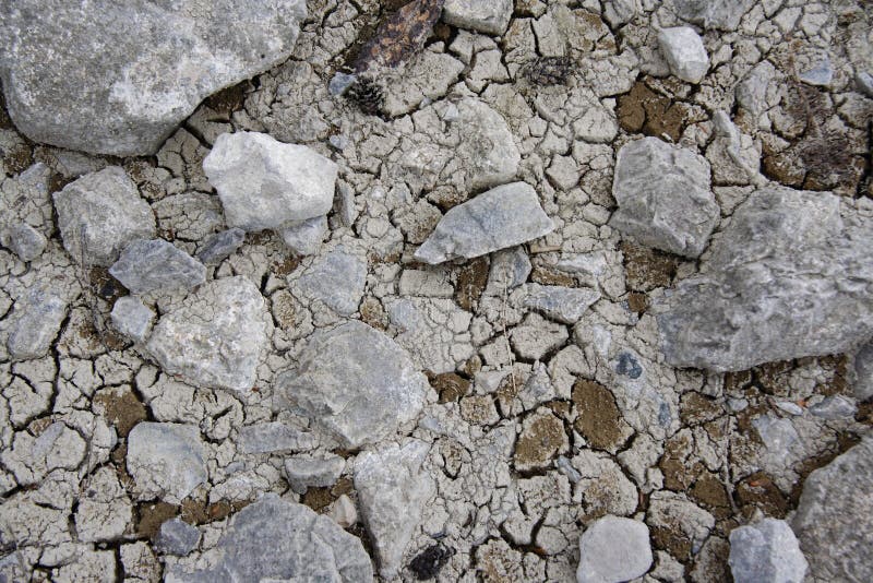 Dry cracked ground texture