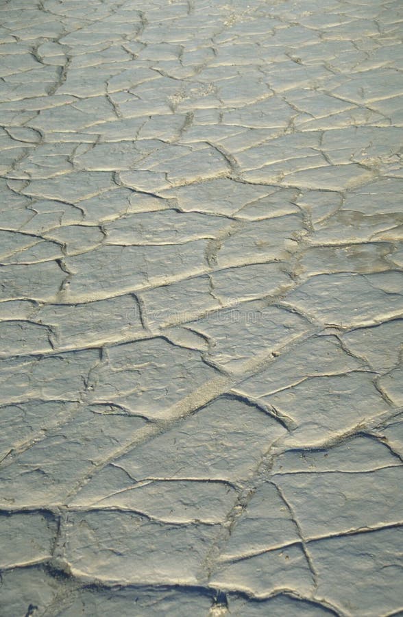 Dry desert due to water shortage and the global climate change stock photography