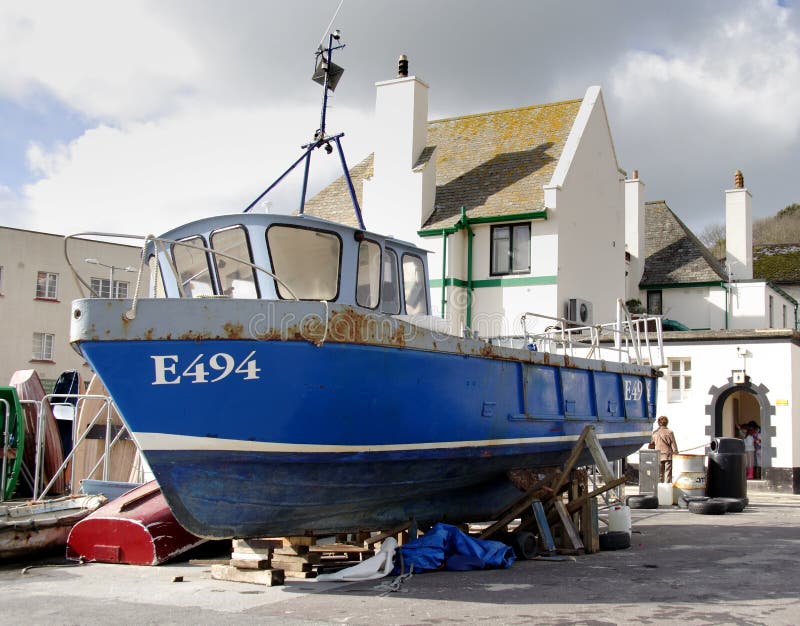 Dry Docked Boat