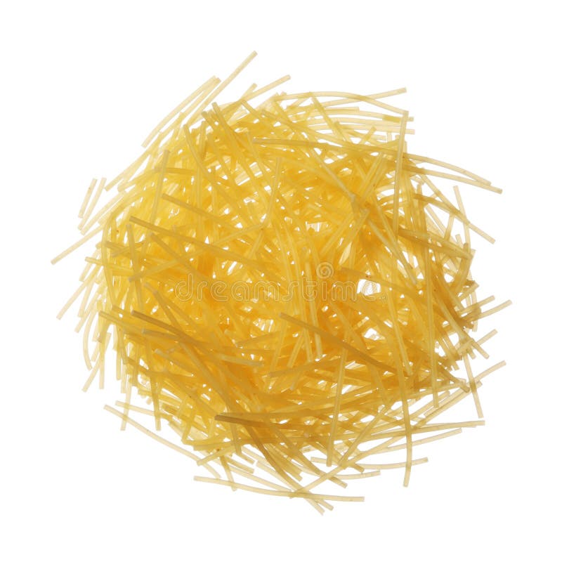 Dry egg noodles on a pile stock photo. Image of uncooked 29507424