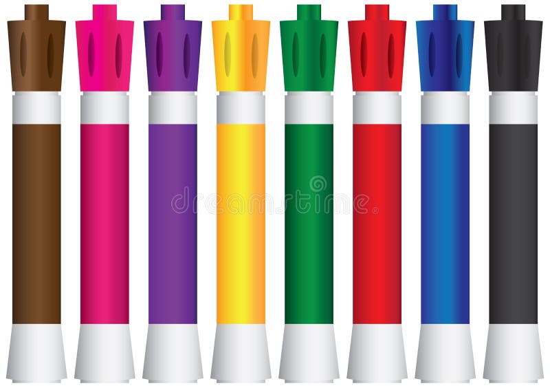 Dry Erase Markers and Scribbles Clipart  Dry erase markers, Dry erase,  Back to school clipart