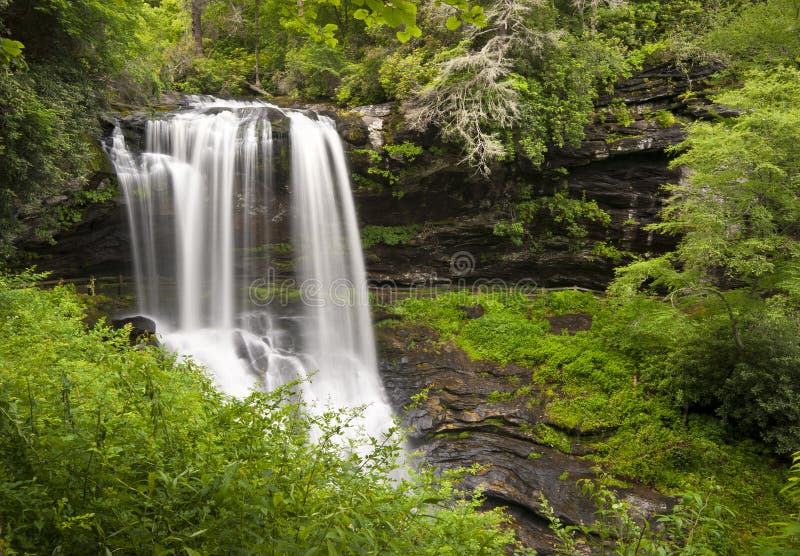 Dry Falls Highlands NC Waterfalls Nature Landscape