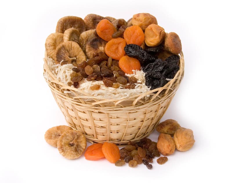 Dry fruit in a basket