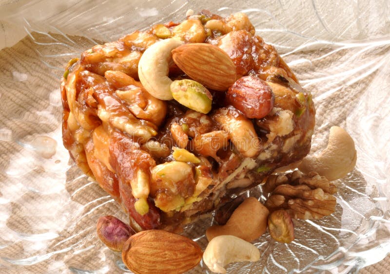 Dry Fruit honey Halwa stock image. Image of cooked, arabian 34178593