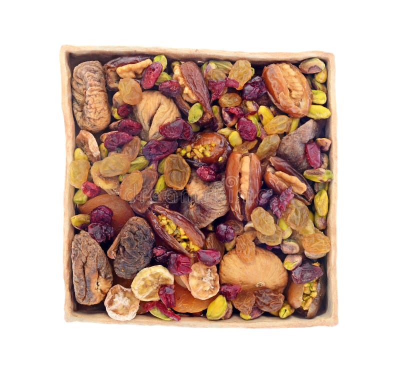 Dry Fruit And Nuts In Ceramic Tray Stock Image Image of dried, bunch