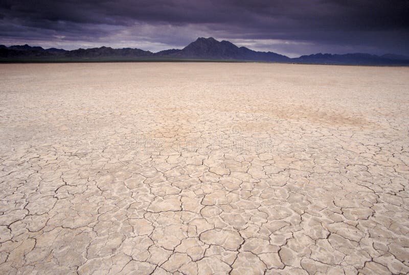Dry lake bed royalty free stock photography