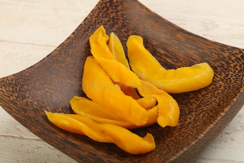 Dry mango chips stock image. Image of sweet, delicious 111778565