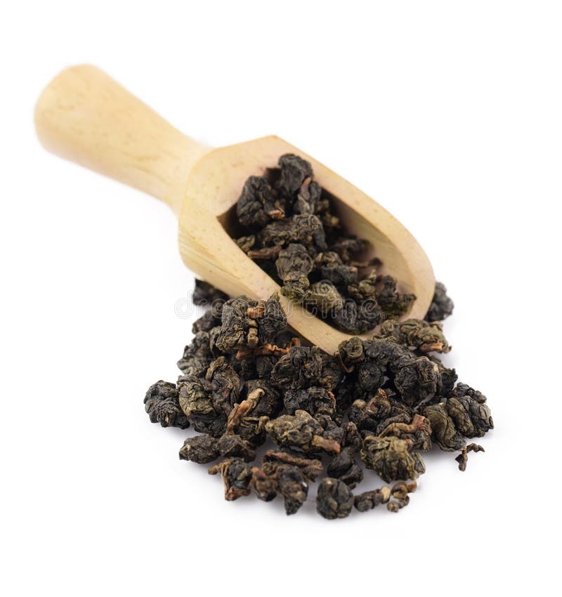 Dry Oolong Tea Leaves Isolated on White Stock Photo Image of high