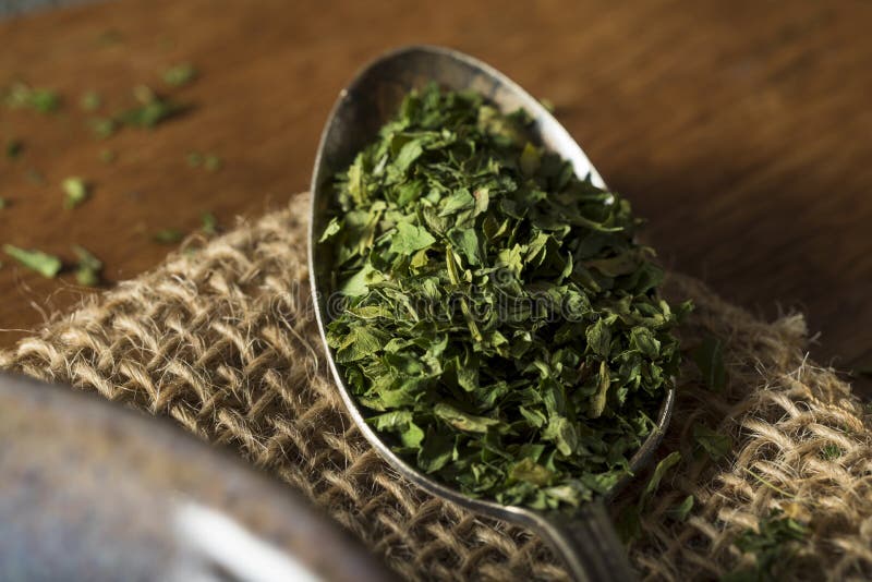 Dry Organic Green Parsley Flakes Stock Image Image of ingredient, culinary 79591985