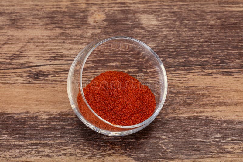 Dry Paprika Powder in the Bowl Stock Image Image of aromatic, fresh
