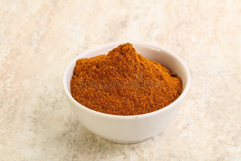 Dry Paprika Powder in the Bowl Stock Photo Image of isolated, chili