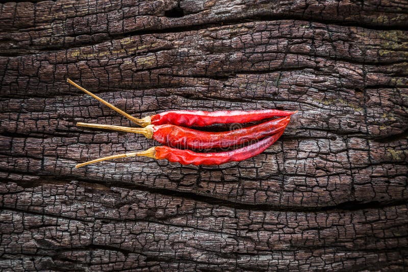 Dry red chillies