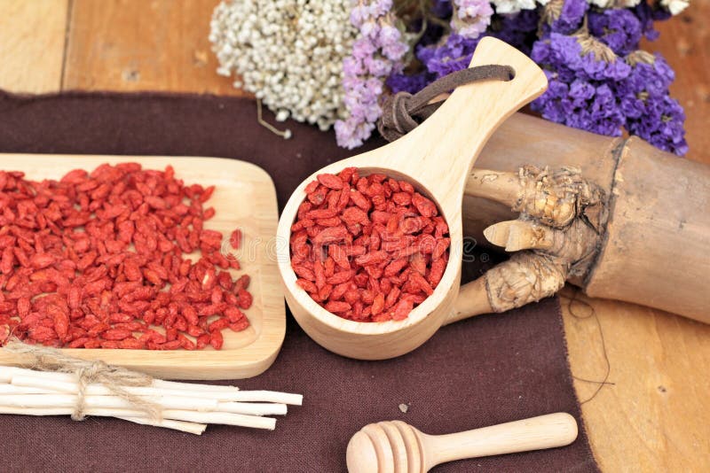 Dry red dried goji berries stock image. Image of nutrition 57718239