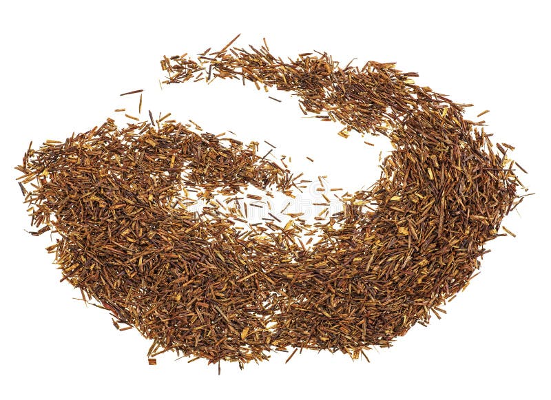 Dry Rooibos Tea Leaves on White Background, Top View Stock Image Image of rooibos, healthy