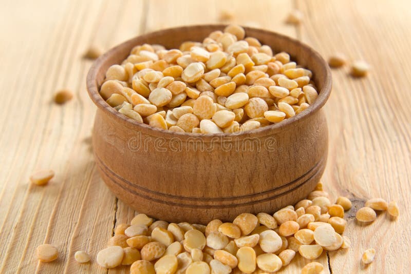 Dry split yellow peas stock photo. Image of legume, nature 25641602