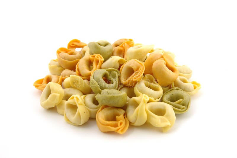 Dry tortellini tricolore