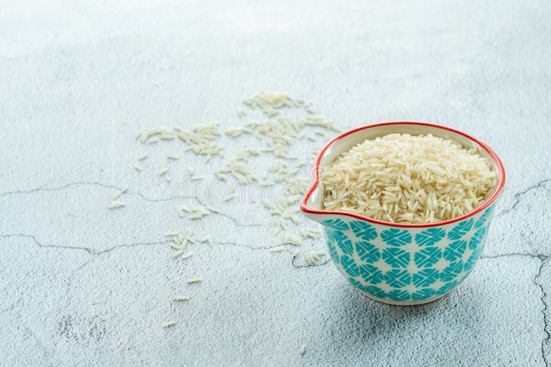 Dry white rice stock photo. Image of cereal, diet, chinese 186428618