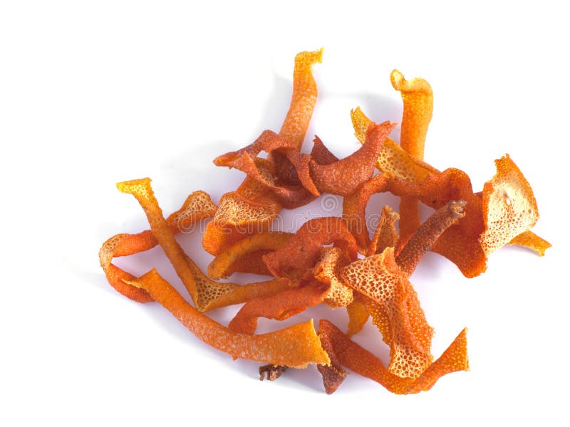 Dryed tangerine peel stock image. Image of rind, fruit 89906851