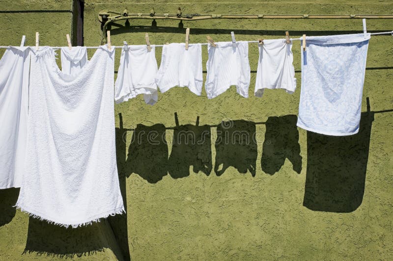 Jeans Drying on a Clothesline Stock Photo Image of drying, saving