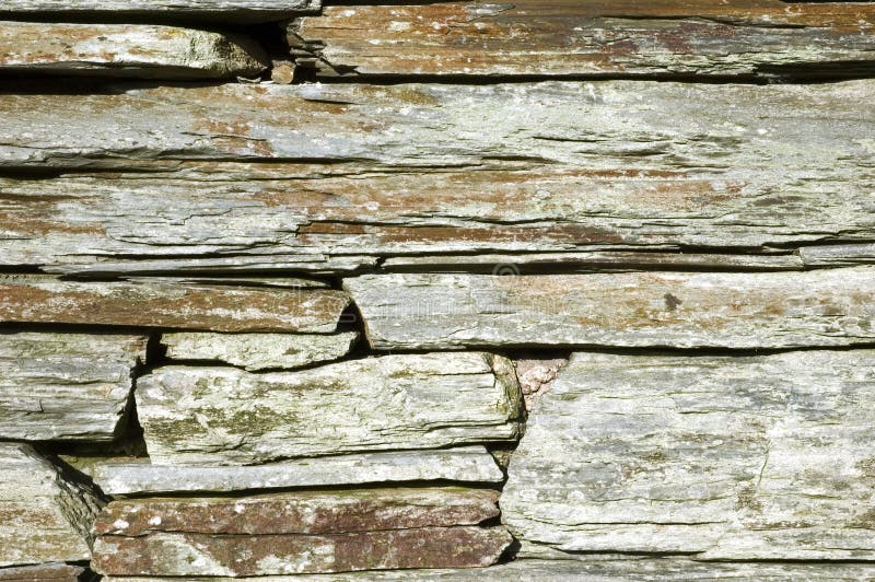 Drystone wall detail.