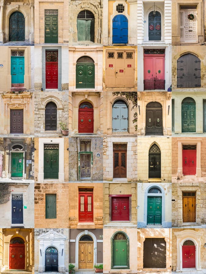 Drzwi od Malta. obraz stock. Obraz złożonej z wielokrotność 28013437